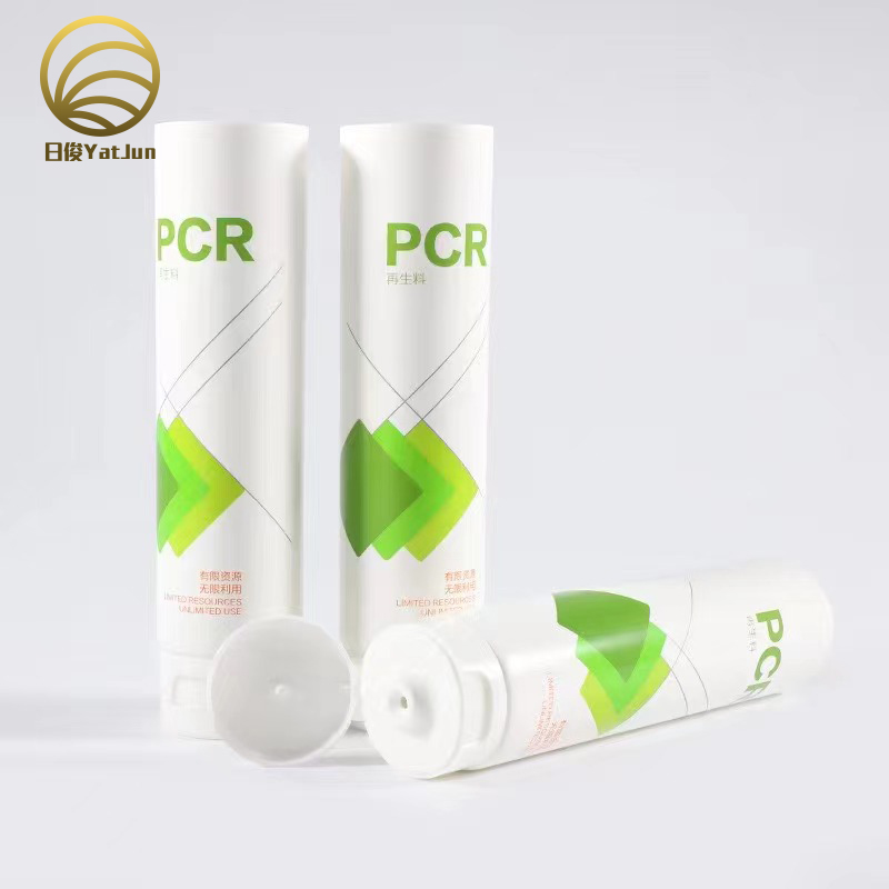 Eco Friendly Custom Colors Pcr Recyclable Material Empty Cosmetic Plastic Packaging Tubes Cream Tube